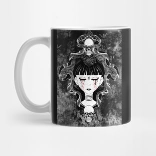 Goth Girl And Her Snakes Mug